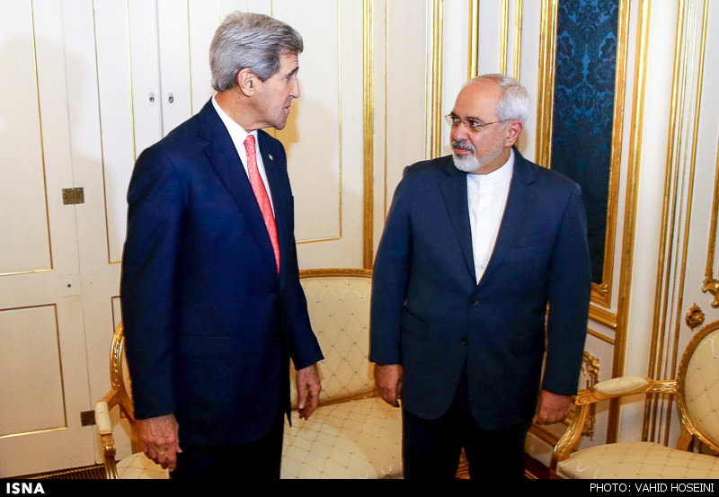 ظریف و کری بر سر یکدیگر فریاد کشیدند!